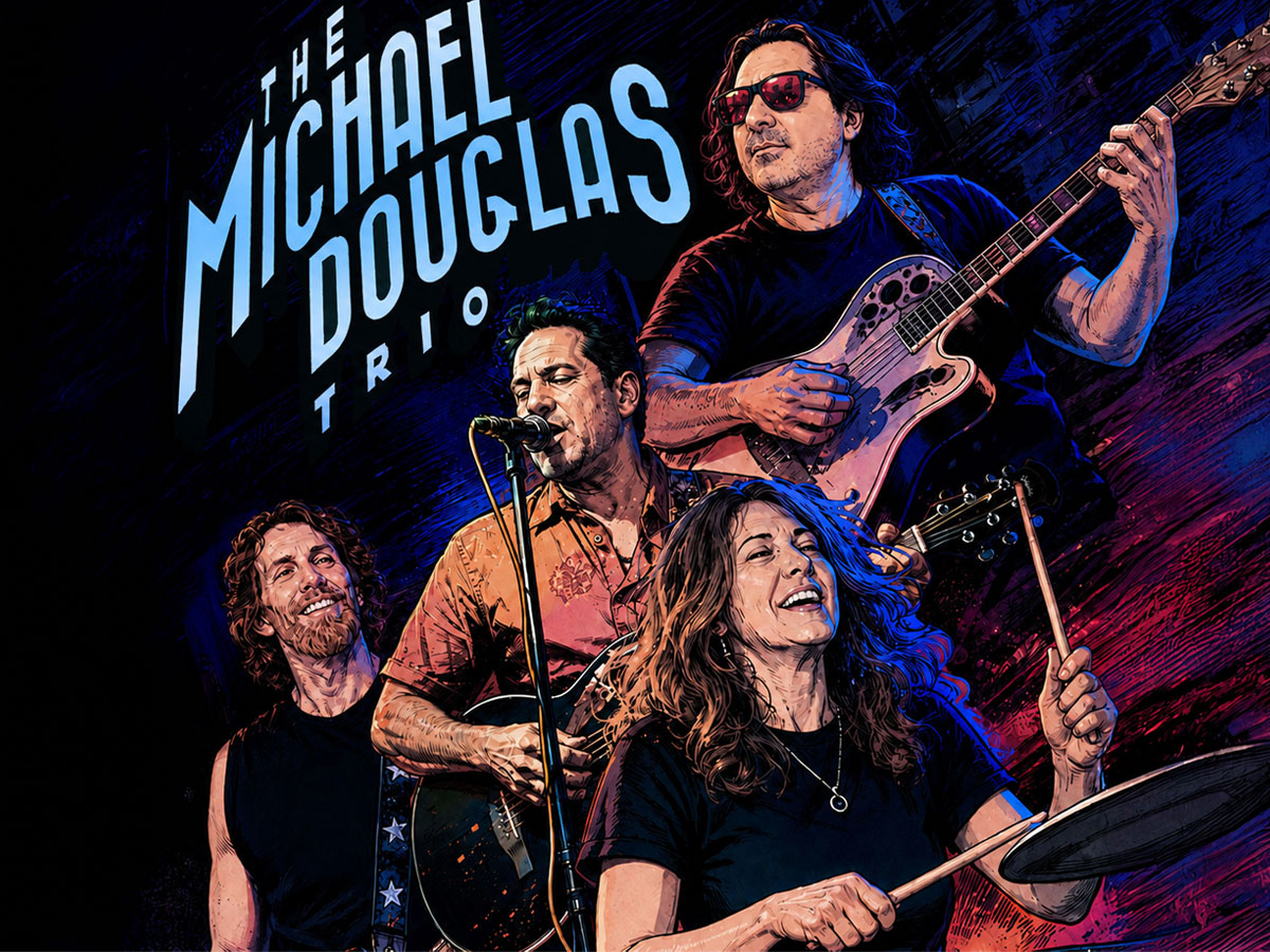 Michael Douglas Trio on stage